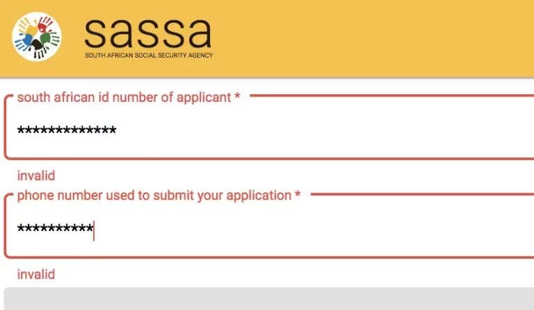 SASSA status check